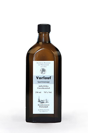 0,25l Vorlauf zum Einreiben 70% Vol.